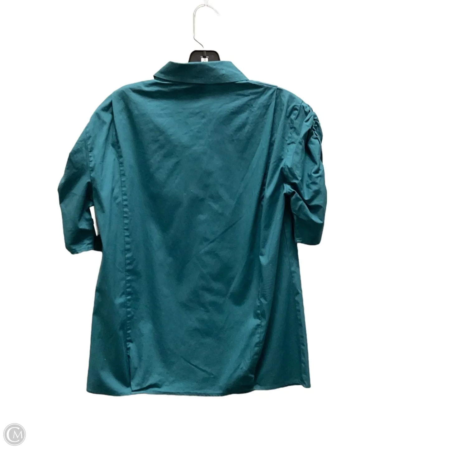Top Short Sleeve By Scoop In Green, Size: Xs