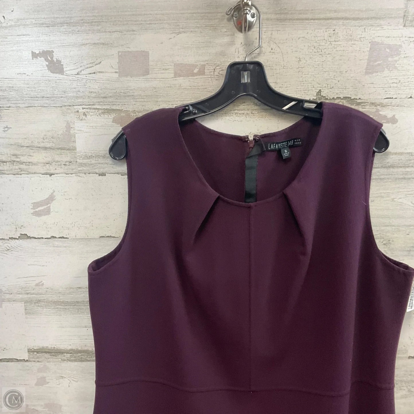 Dress Designer By Lafayette 148 In Purple, Size: Xxl