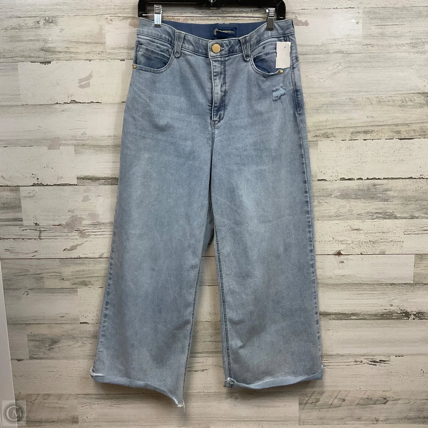 Jeans Wide Leg By Democracy In Blue Denim, Size: 12