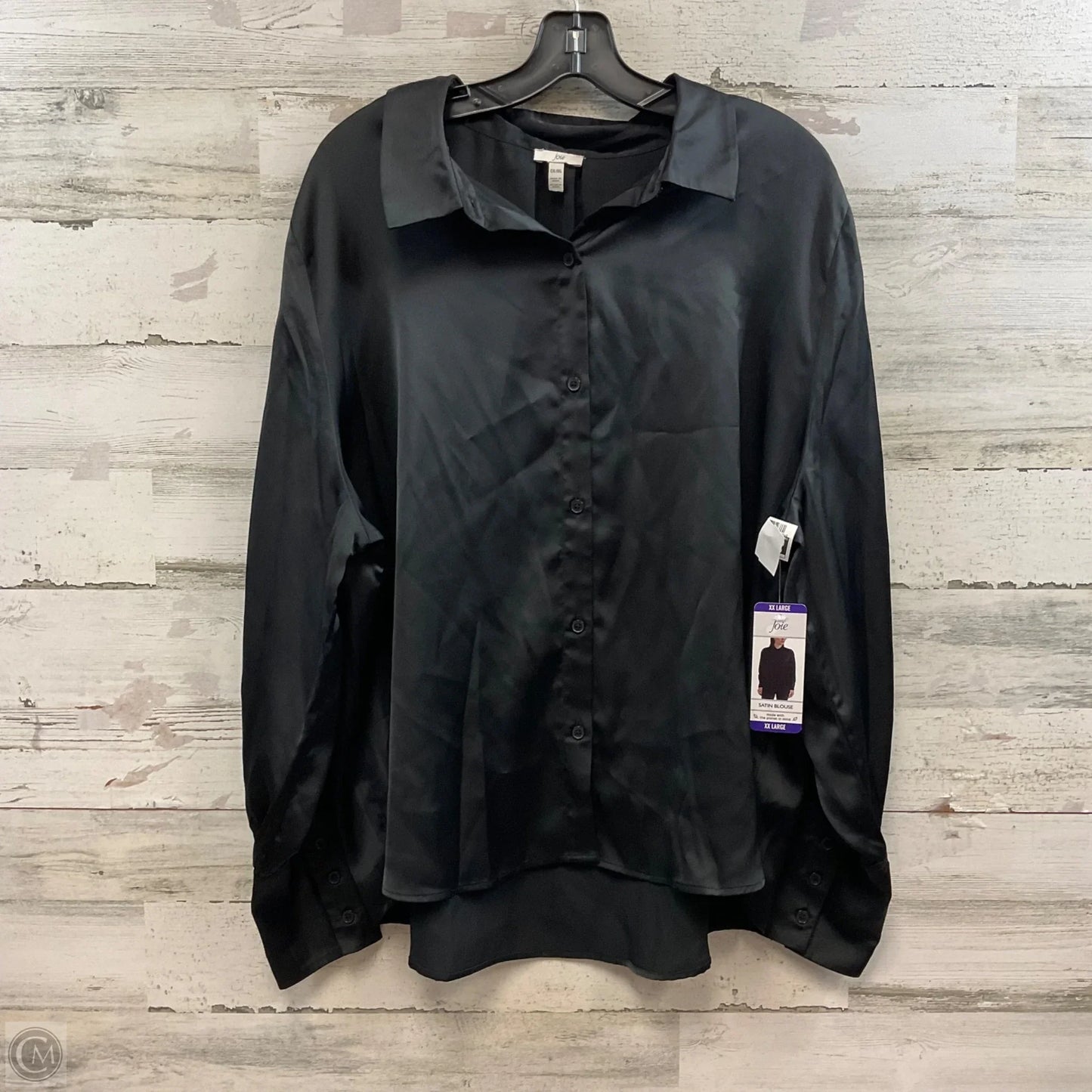 Blouse Long Sleeve By Joie In Black, Size: Xxl