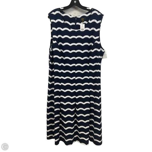 Dress Casual Short By I LE In Blue, Size: 3x