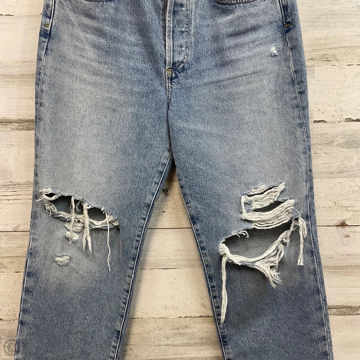 Jeans Cropped By Citizens Of Humanity In Blue Denim, Size: 2