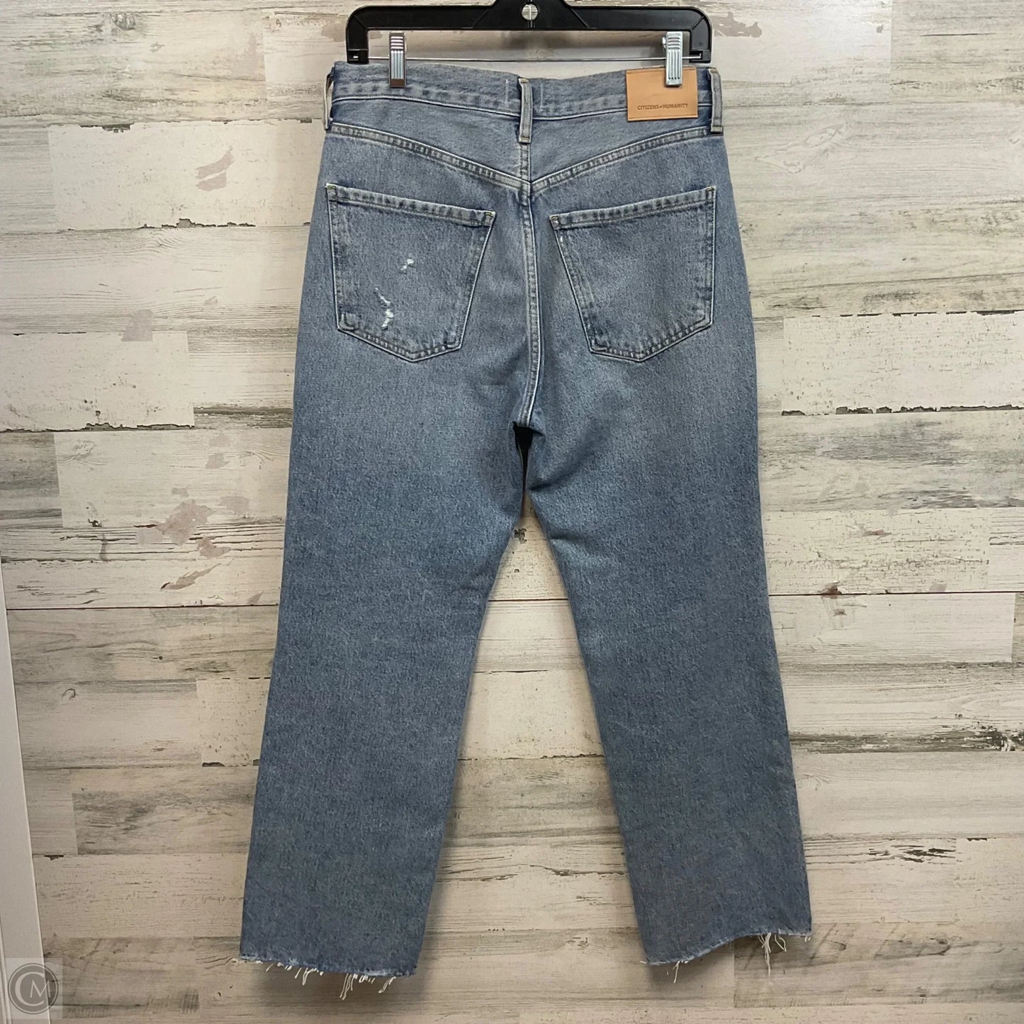 Jeans Cropped By Citizens Of Humanity In Blue Denim, Size: 2