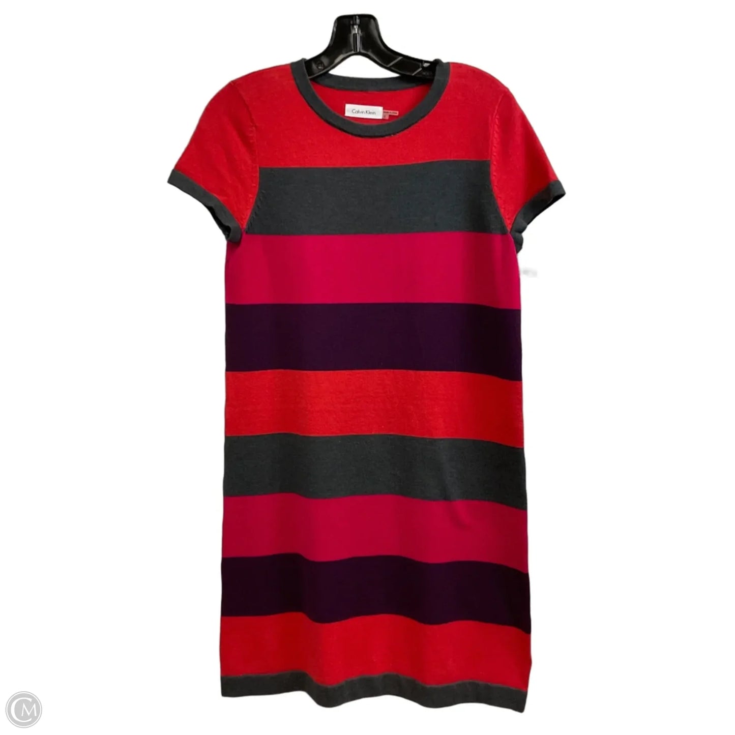 Dress Casual Short By Calvin Klein In Red, Size: S