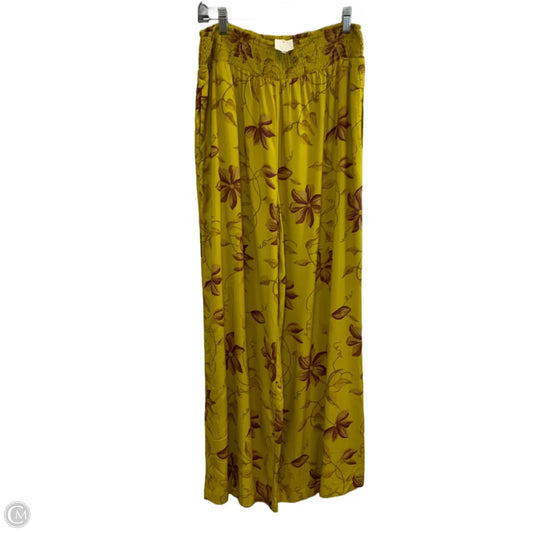 Pants Wide Leg By Sundance In Yellow, Size: M