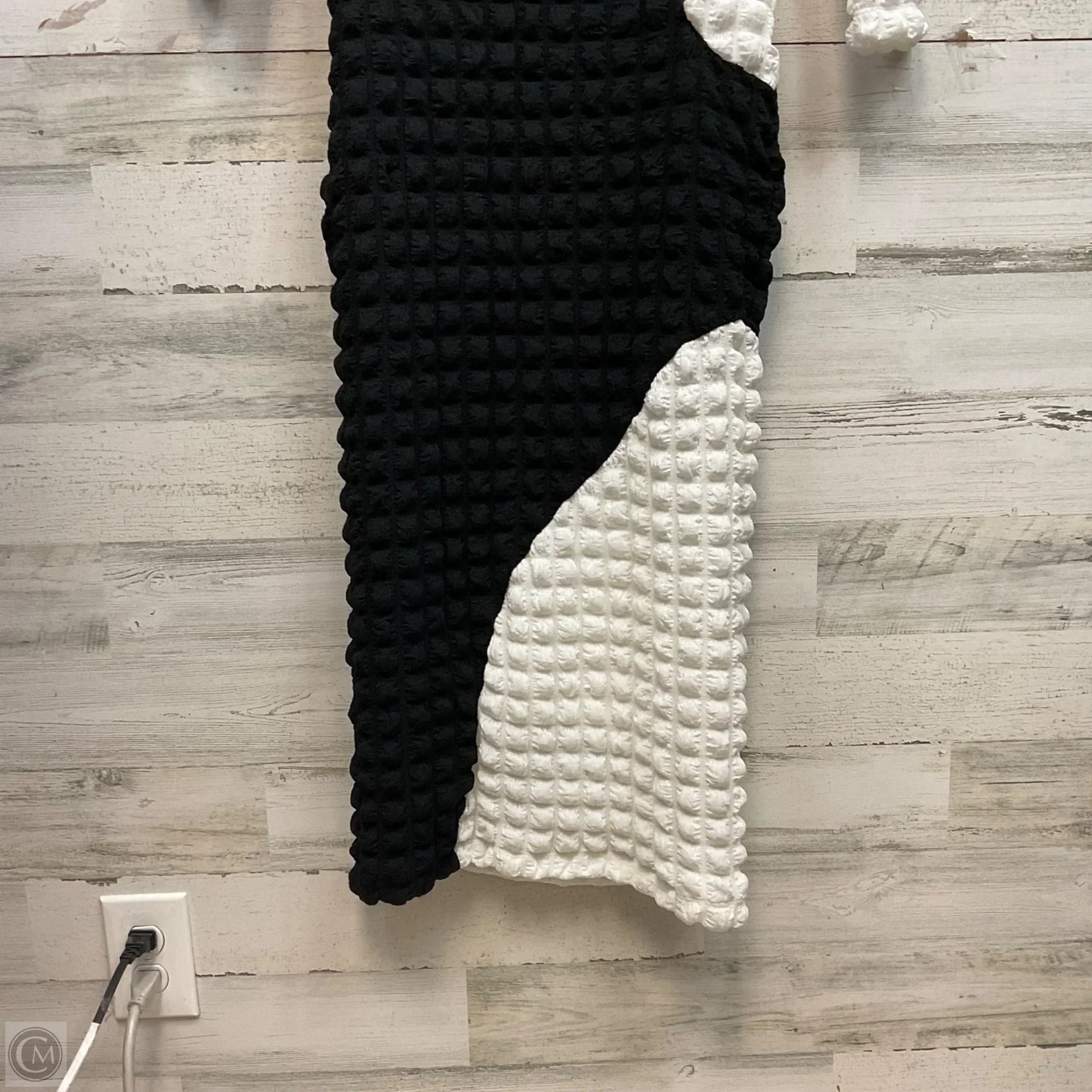 Dress Casual Midi By Antonio Melani In Black & White, Size: S