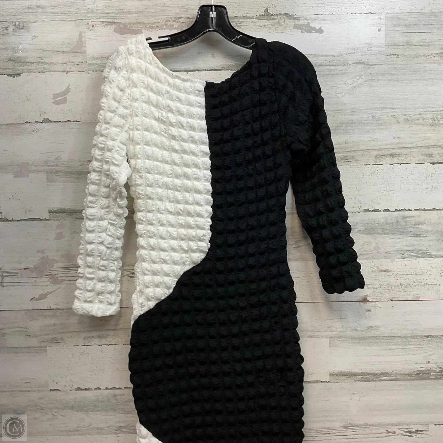 Dress Casual Midi By Antonio Melani In Black & White, Size: S