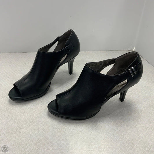 Sandals Heels Stiletto By Life Stride In Black, Size: 7.5
