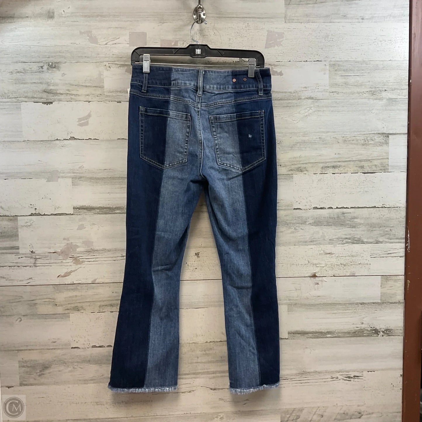 Jeans Cropped By Cabi In Blue Denim, Size: 6