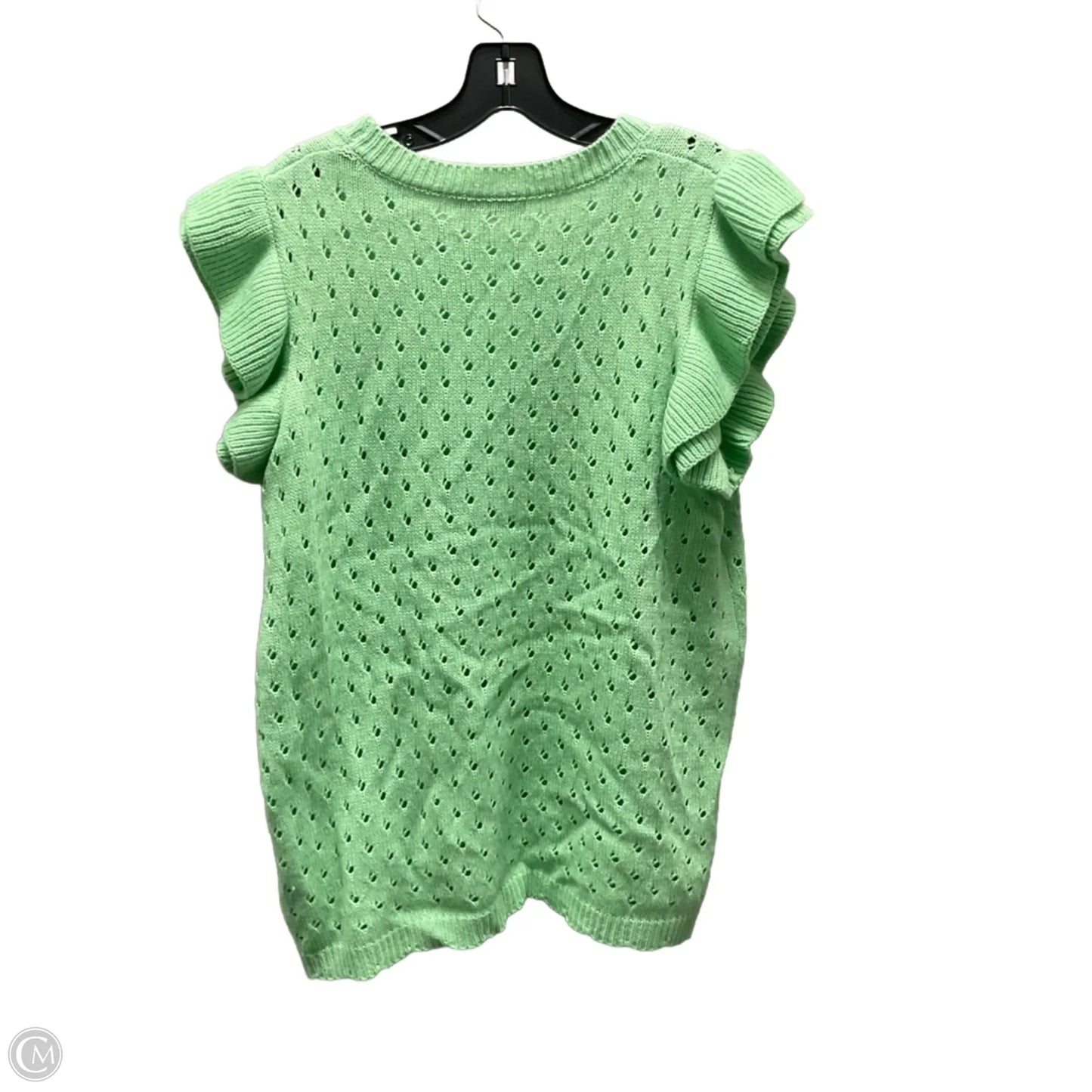Sweater Short Sleeve By Blakeley In Green, Size: L