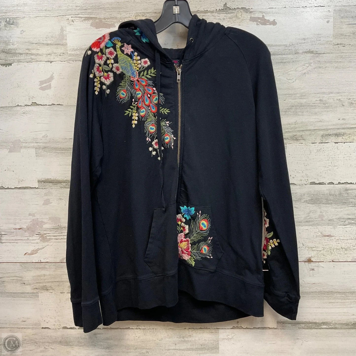 Jacket Other By Johnny Was In Black, Size: L