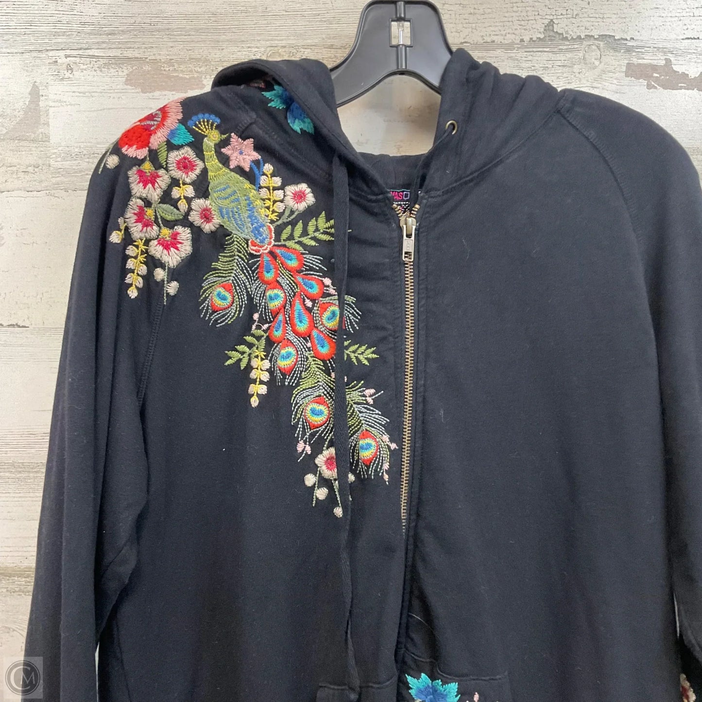 Jacket Other By Johnny Was In Black, Size: L