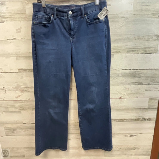 Jeans Wide Leg By Not Your Daughters Jeans In Blue Denim, Size: M