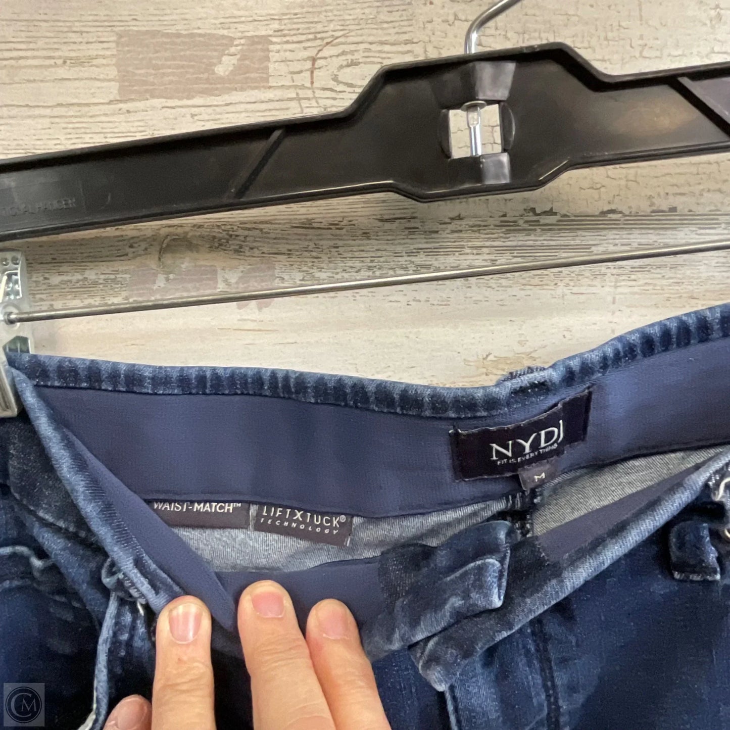 Jeans Wide Leg By Not Your Daughters Jeans In Blue Denim, Size: M