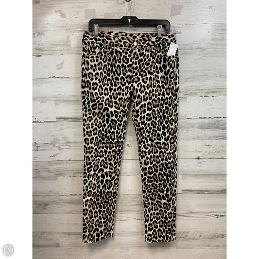 Jeans Designer By Kate Spade In Animal Print, Size: 12