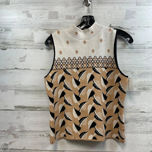 Top Sleeveless By Maeve In Brown, Size: M