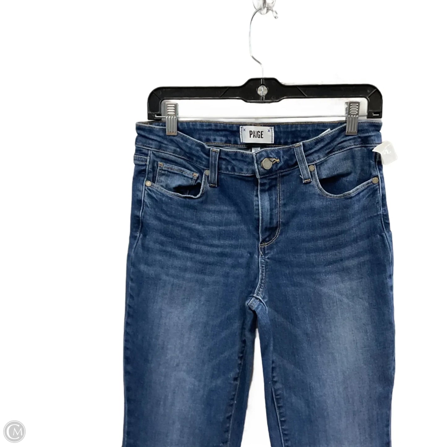 Jeans Wide Leg By Paige In Blue Denim, Size: 10