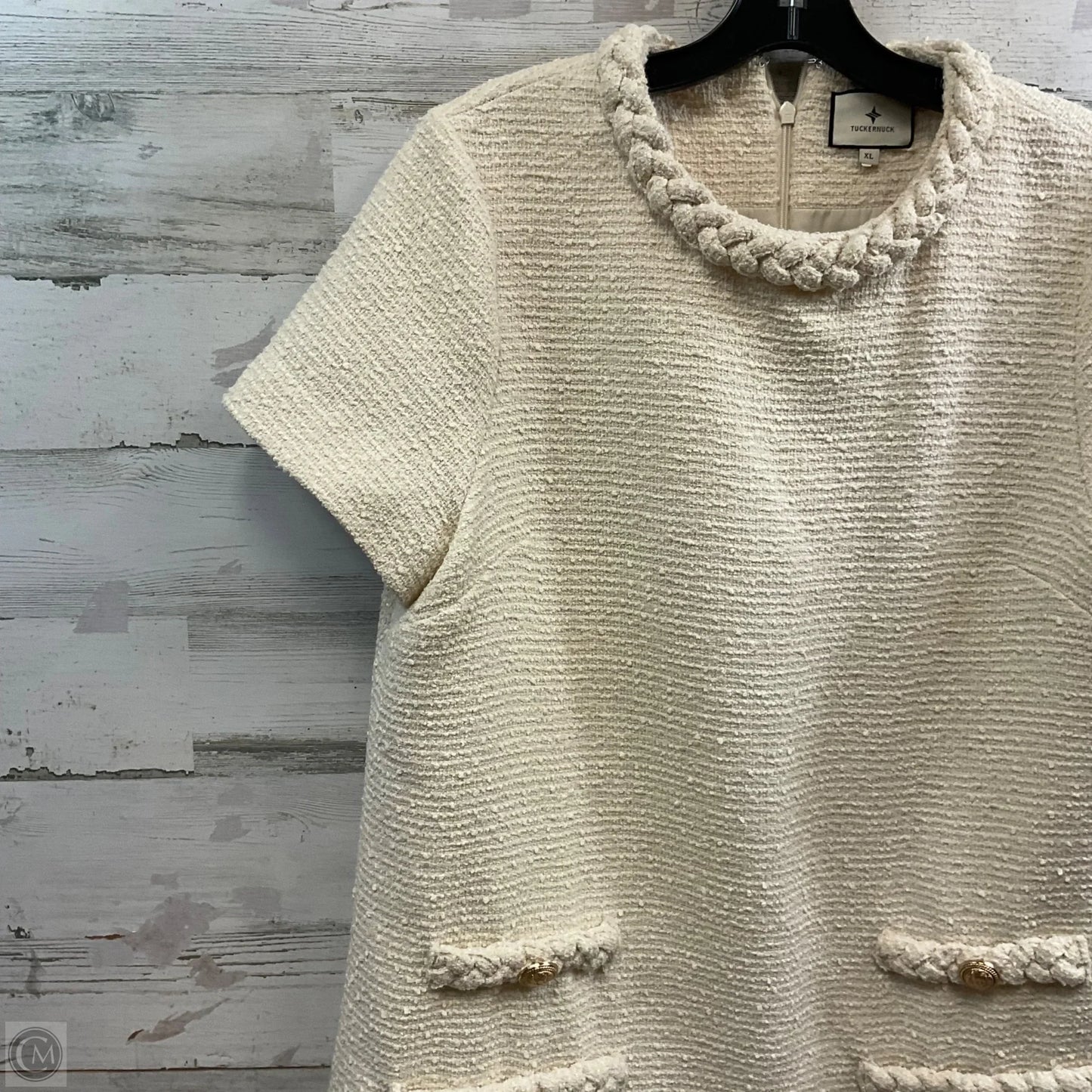Dress Work By Tuckernuck In Cream, Size: Xl