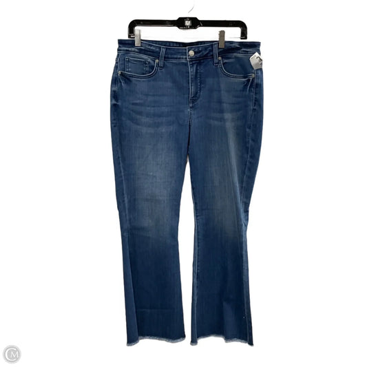 Jeans Wide Leg By Not Your Daughters Jeans In Blue Denim, Size: 10