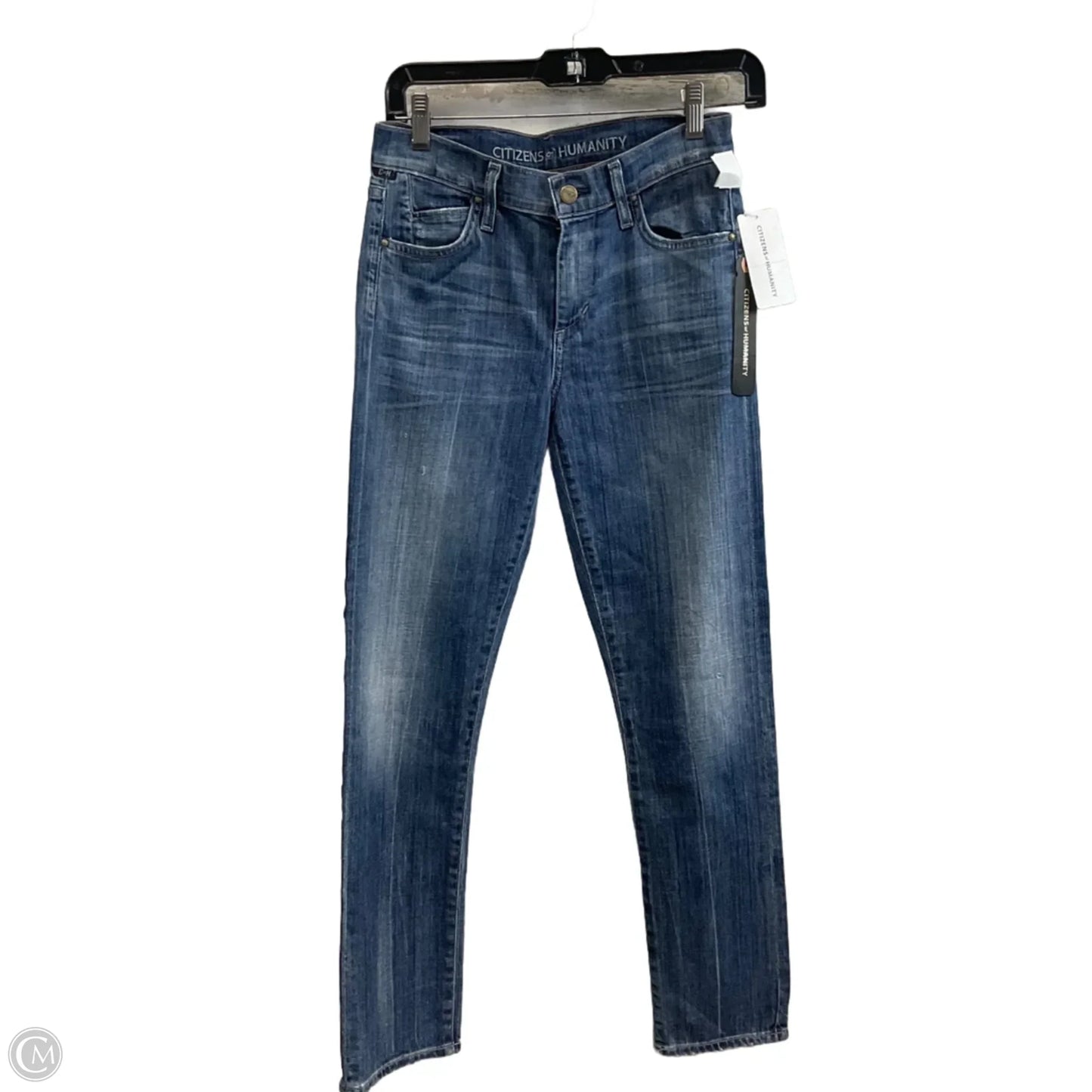 Jeans Straight By Citizens Of Humanity In Blue Denim, Size: 0