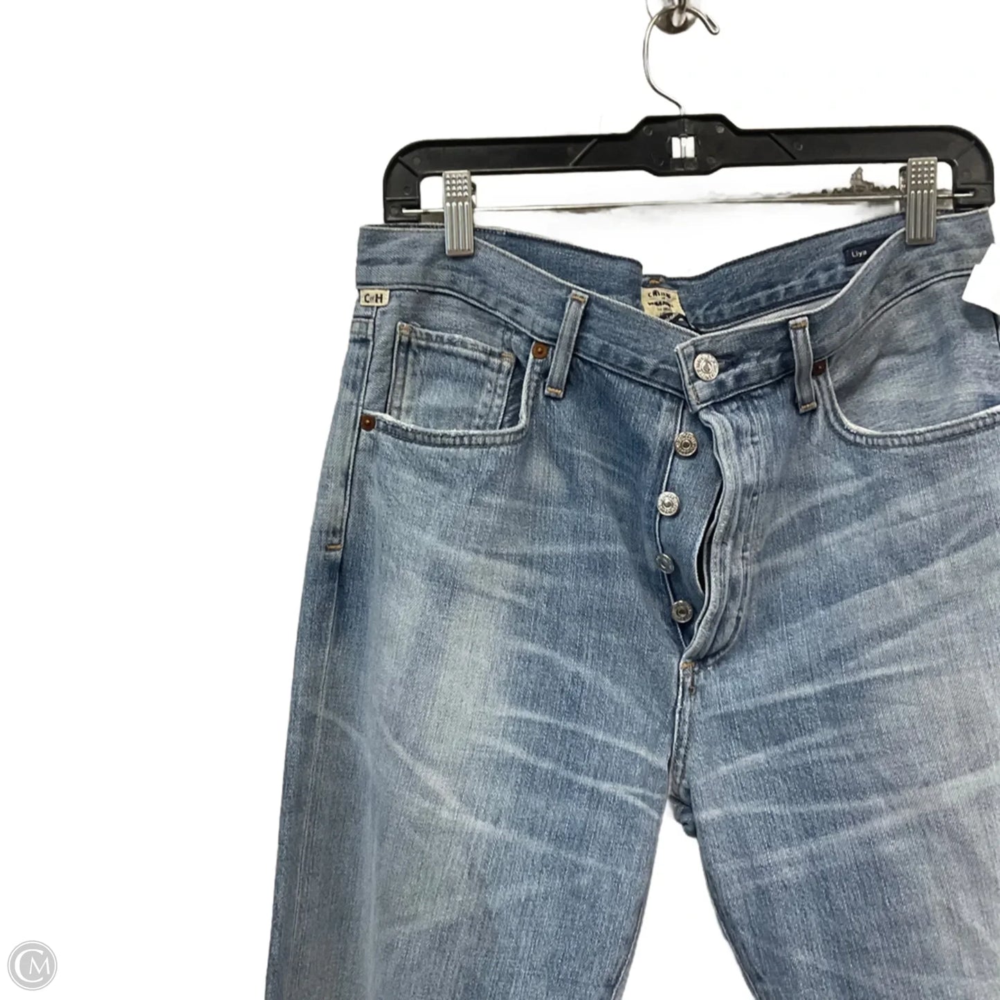 Jeans Straight By Citizens Of Humanity In Blue Denim, Size: 8