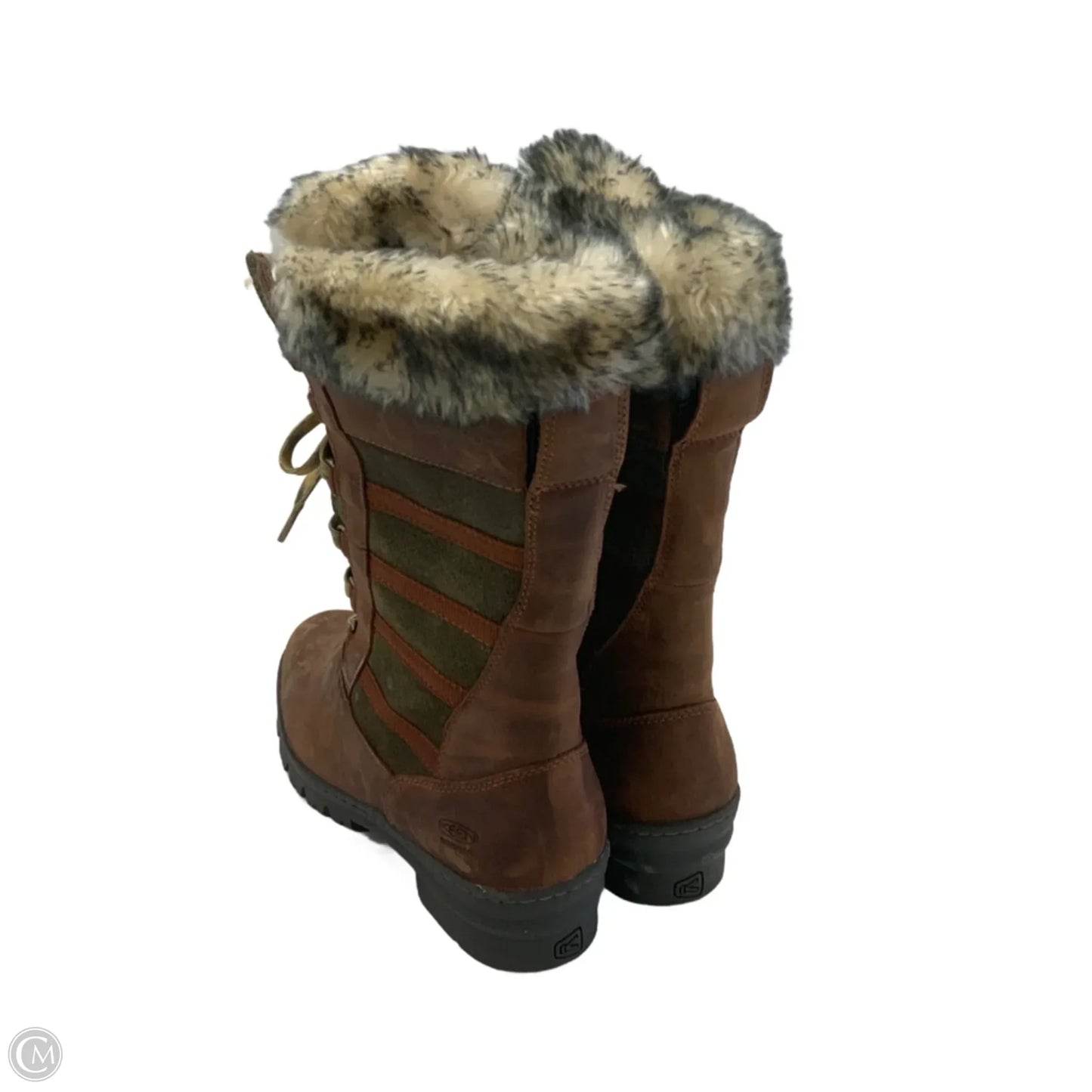 Boots Knee Flats By Keen In Green, Size: 9