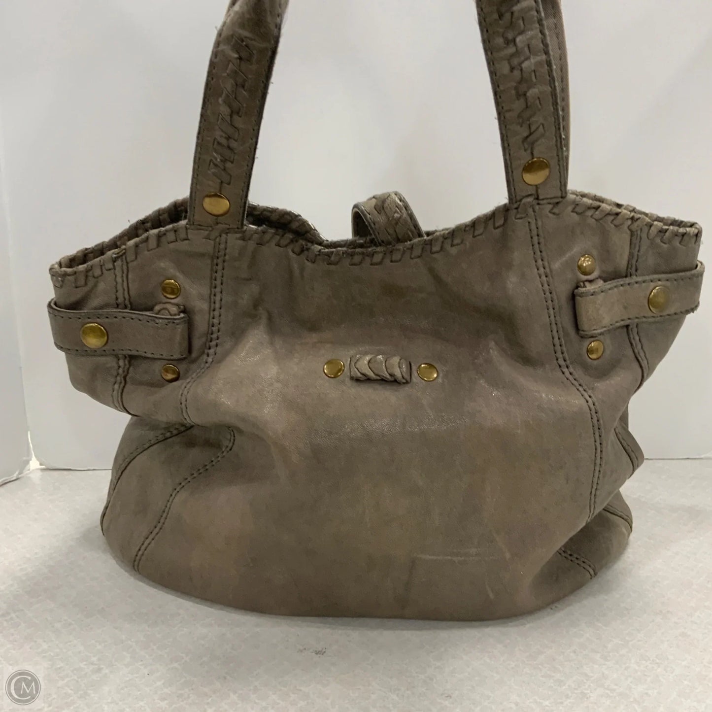 Handbag Leather By Lucky Brand, Size: Medium