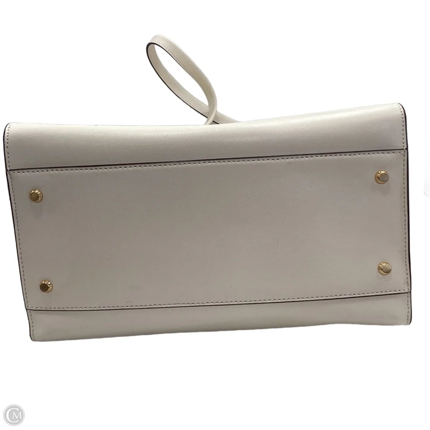 Handbag Leather By Donna Karan, Size: Large