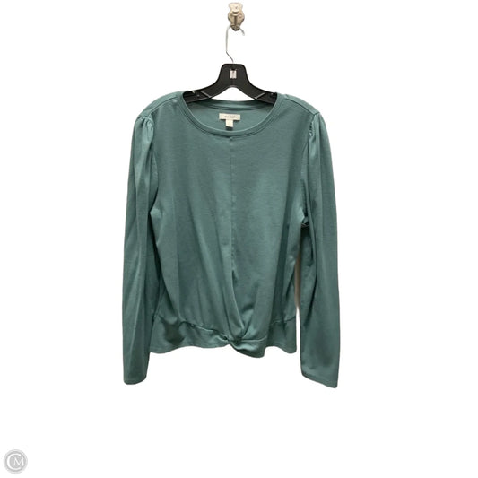 Top Long Sleeve By Nine West Apparel In Blue, Size: Xl