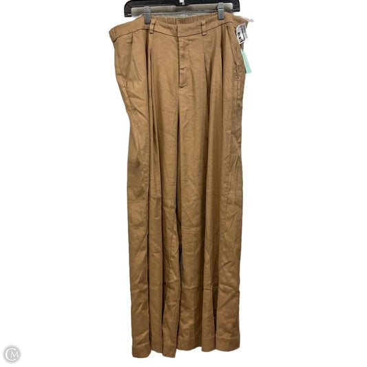 Pants Wide Leg By Maeve In Brown, Size: 1x