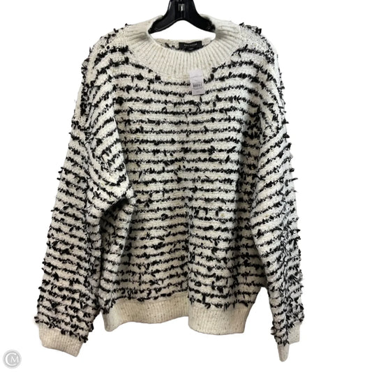 Sweater By Ann Taylor In White, Size: Xxl