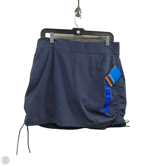 Athletic Skort By Columbia In Blue, Size: L