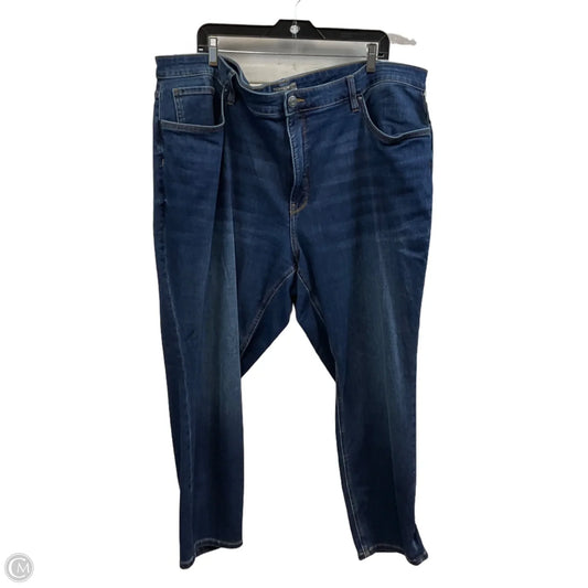 Jeans Straight By Kut In Blue Denim, Size: 22