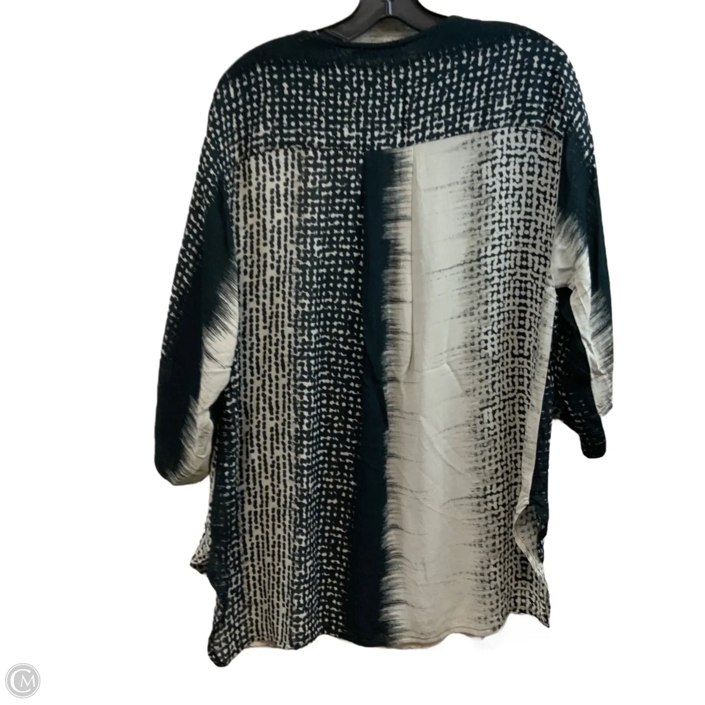 Blouse Short Sleeve By ALEMBIKA In Black, Size: S