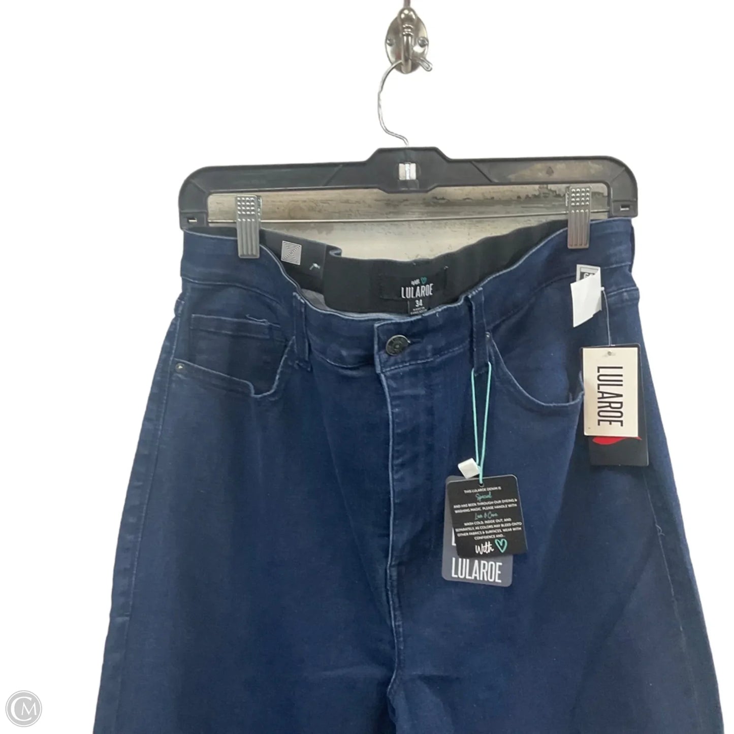 Jeans Straight By Lularoe In Blue Denim, Size: 18