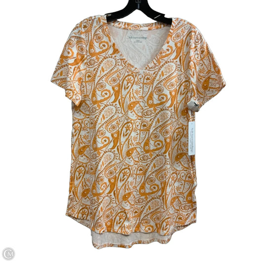 Top Short Sleeve By Soft Surroundings In Yellow, Size: S