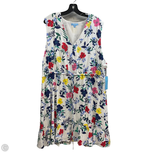 Dress Casual Midi By Draper James Rsvp In White, Size: 2x