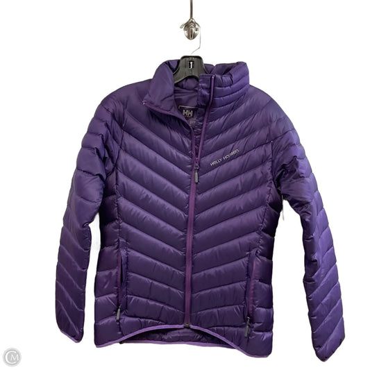 Jacket Puffer & Quilted By HELLY HANSEN In Purple, Size: M