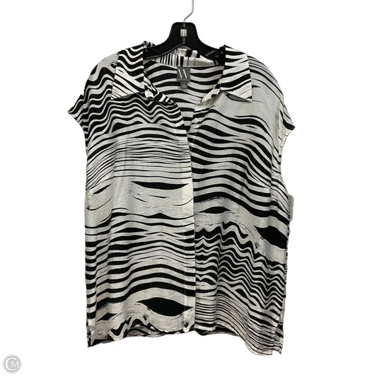 Blouse Sleeveless By Worthington In Black, Size: Xxl