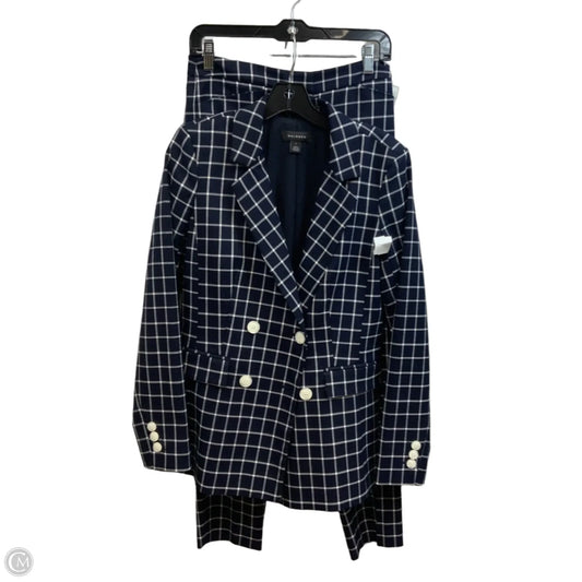 Pants Suit 2pc By Halogen In Blue, Size: S