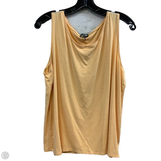 Top Sleeveless By Eileen Fisher In Orange, Size: 1x