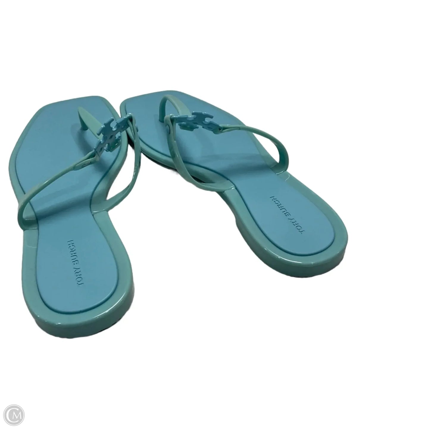 Sandals Designer By Tory Burch In Blue, Size: 6