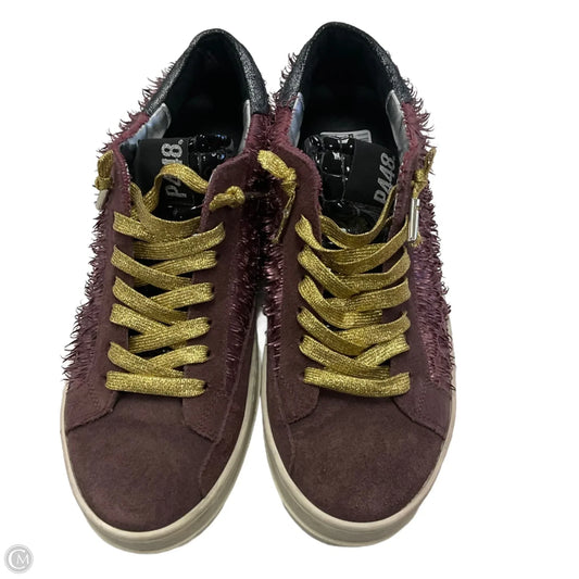 Shoes Sneakers By P448 In Purple, Size: 9