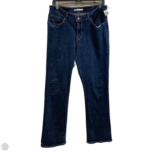 Jeans Boot Cut By Levis In Blue Denim, Size: 12