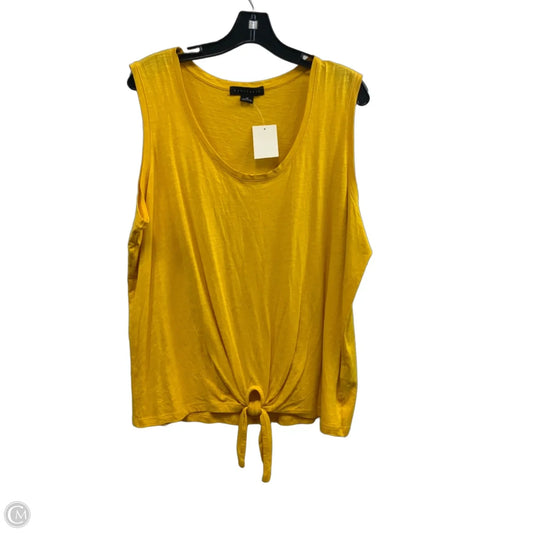 Top Sleeveless By Sanctuary In Yellow, Size: 2x