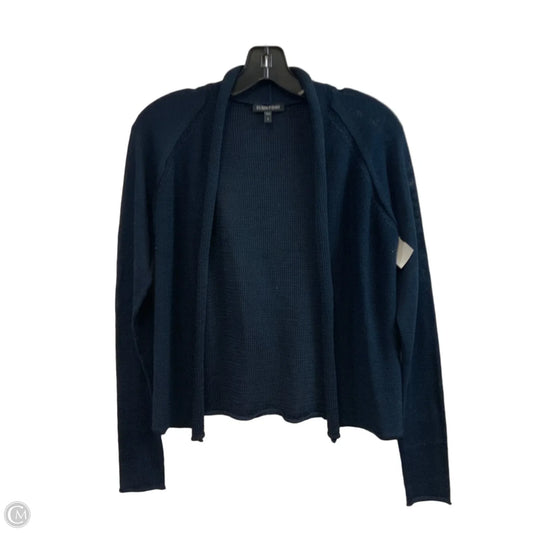 Sweater Cardigan By Eileen Fisher In Blue, Size: S