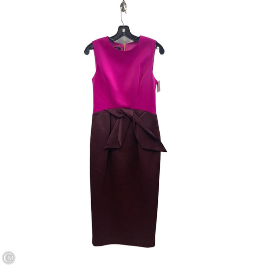 Dress Party Midi By Ted Baker In Purple, Size: Xs