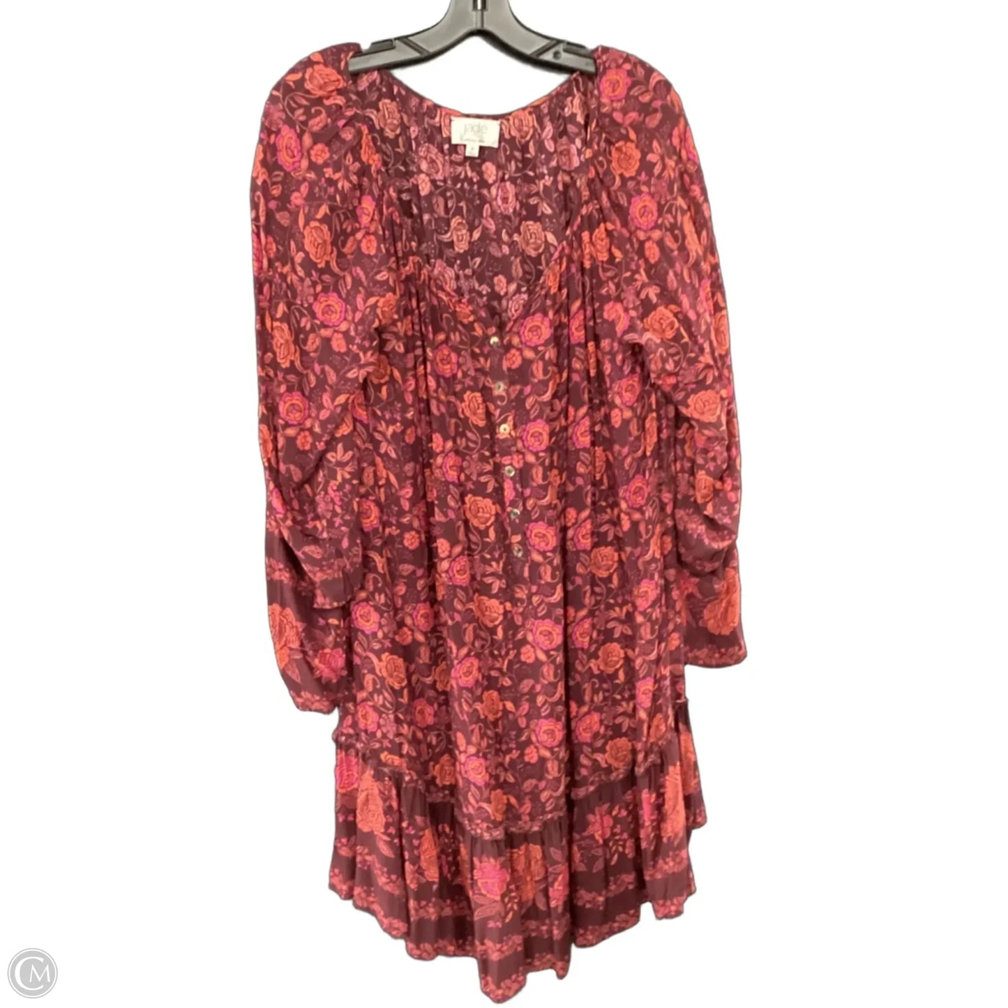 Dress Casual Short By Johnny Was In Purple, Size: M
