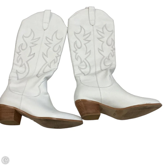 Boots Western Bybillini In White, Size: 10