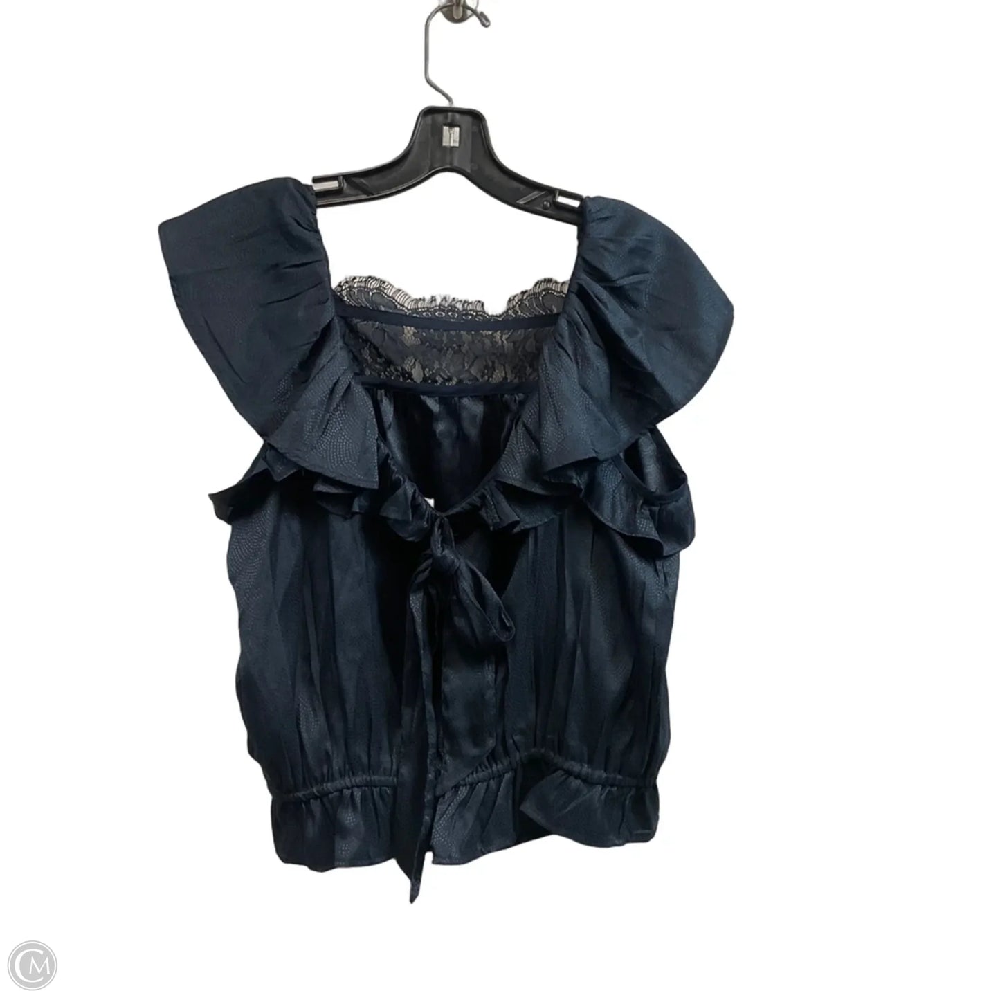 Blouse Sleeveless By Porridge In Blue, Size: M